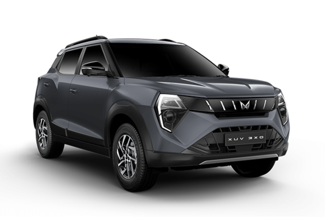 Mahindra Xuv 3xo Galaxy Grey Color Image